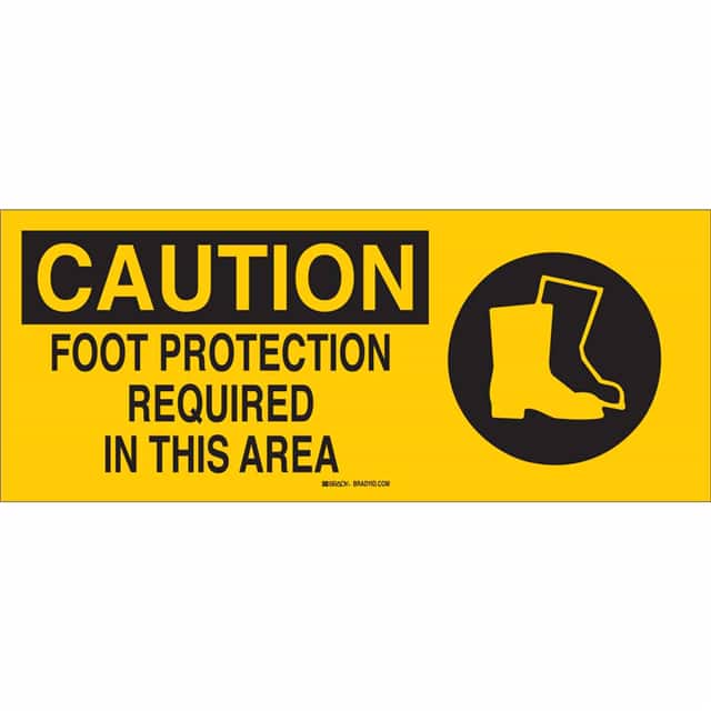 70352 B120,7X17,BLK/YEL,FOOT PROTECTIO