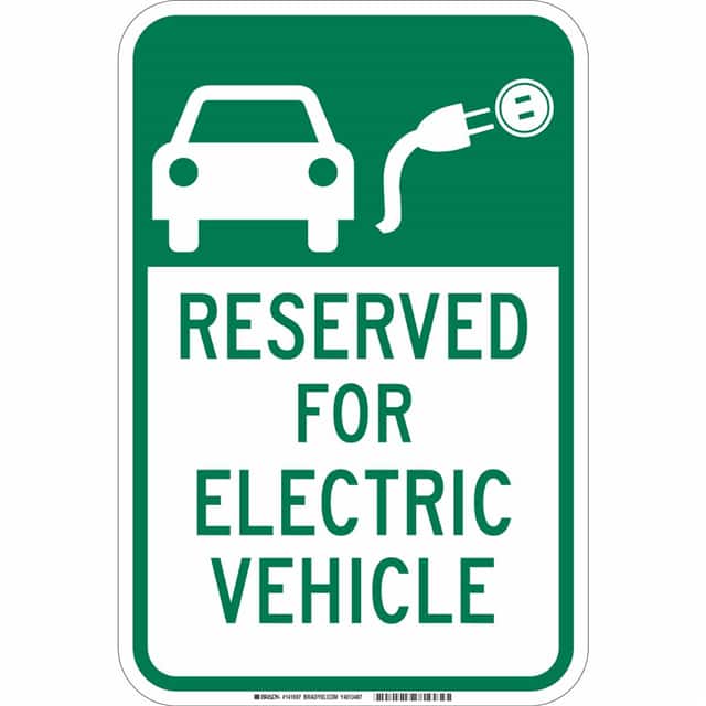141697 B555 18X12 RESERVED FOR EV (W/PI