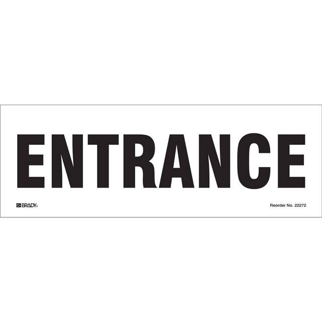 22272MLS B-811 3.5X10 BLK/WHT ENTERANCE