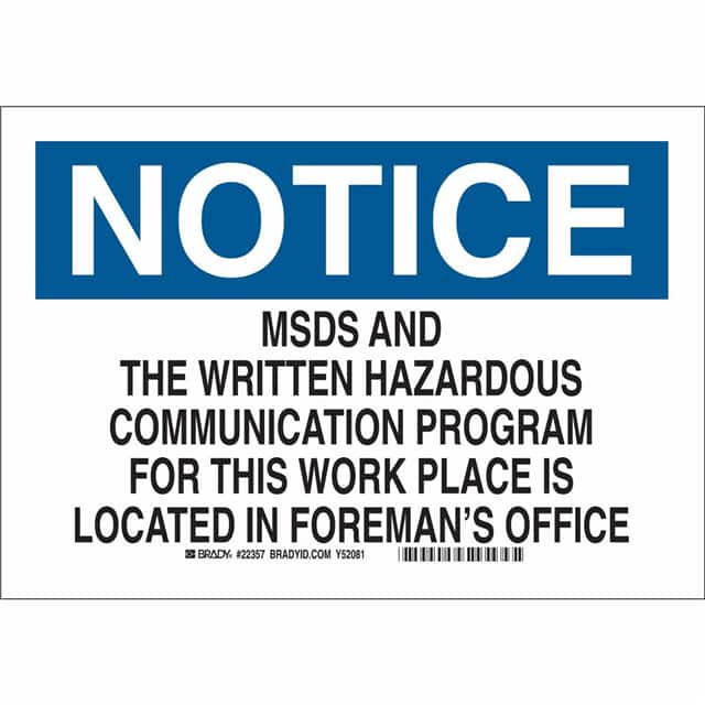 70430 B120,10X14,BLK,BLU/WHT,MSDS AND