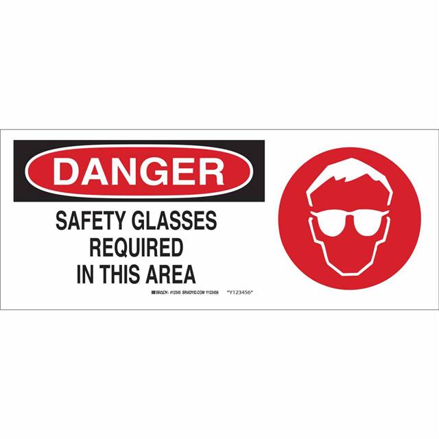 70517 B120,7X17,RED,BLK/WHT,SAFETY GLA