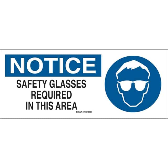 70523 B120,7X17,BLU,BLK/WHT,EYE PROTEC
