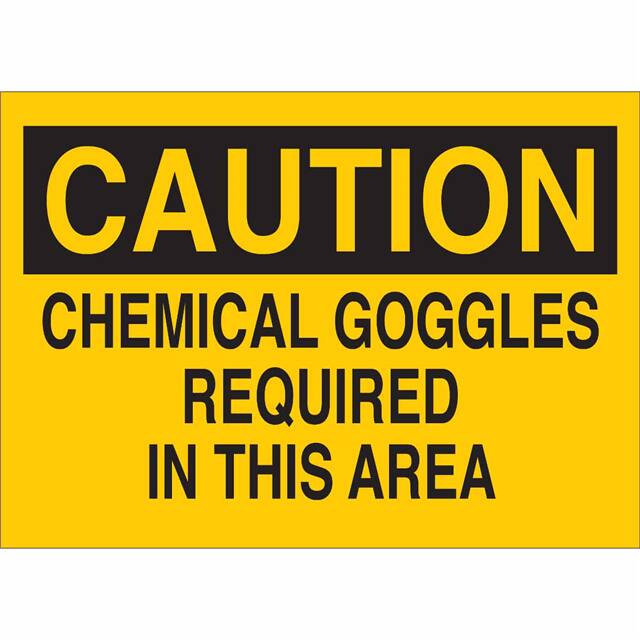 69041 B120,10X14,BLK/YEL,CHEMICAL GOGG