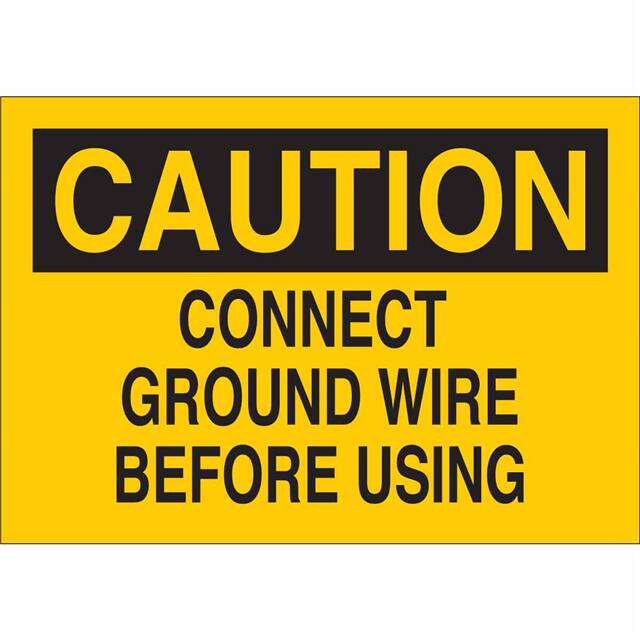 69057 B120,10X14,BLK/YEL,CONNECT GROUN