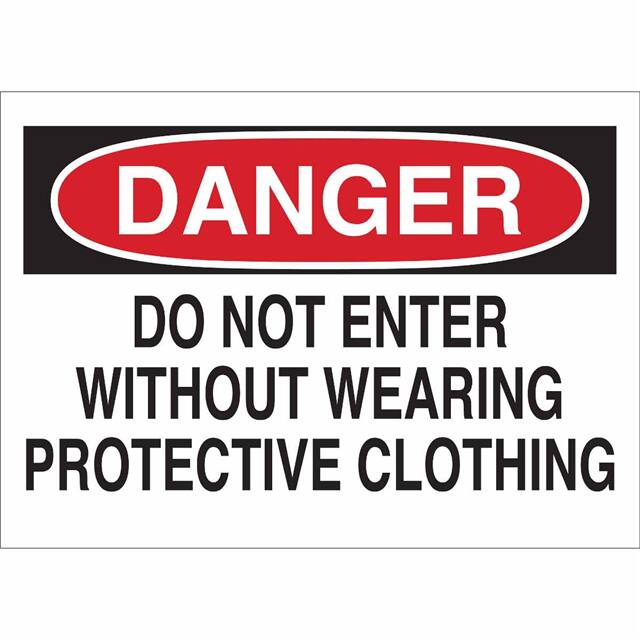 69108 PROTECTIVE WEAR SIGN