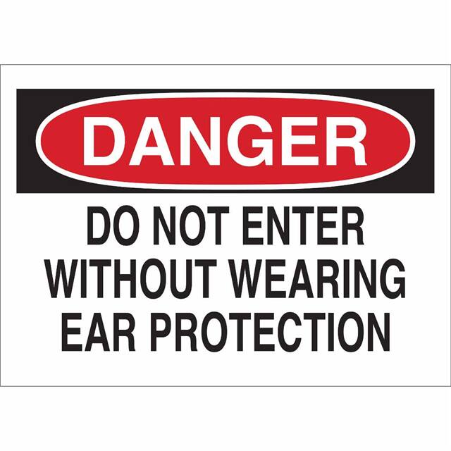 69105 EAR PROTECTION SIGN