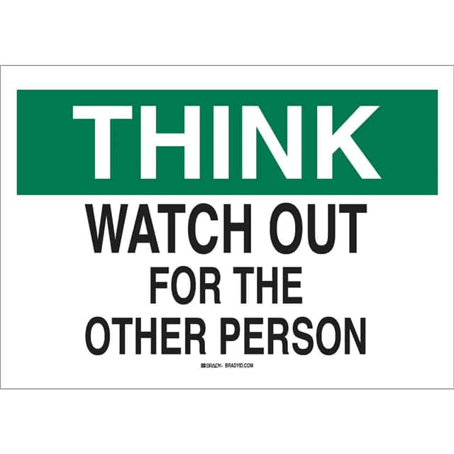 70578 B120,10X14,GRN,BLK/WHT,THINK WAT