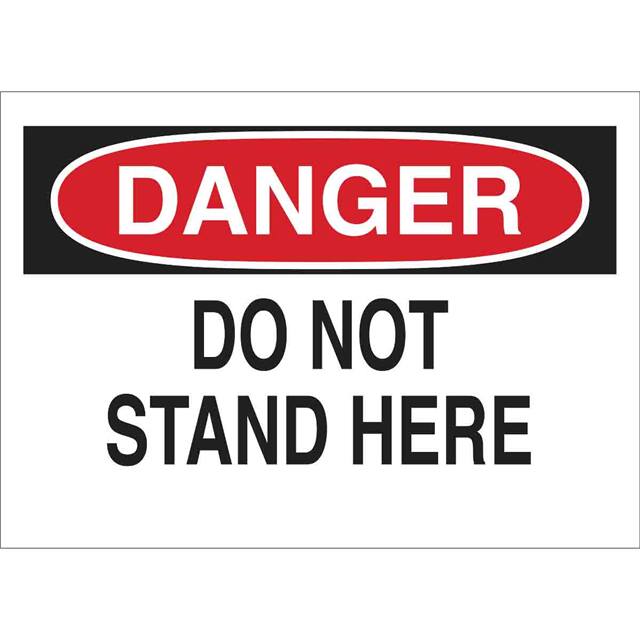 69144 B120,10X14,RED,BLK/WHT,DO NOT ST