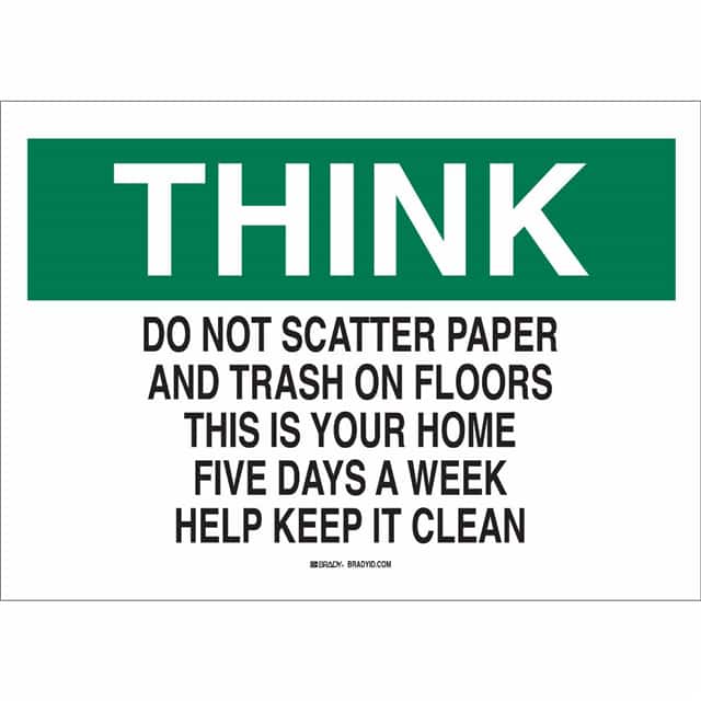 69143 B120,10X14,GRN,BLK/WHT,THINK DO