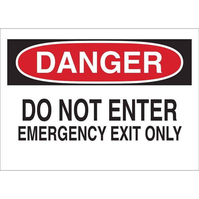 69111 B120,10X14,RED,BLK/WHT,DO NOT EN