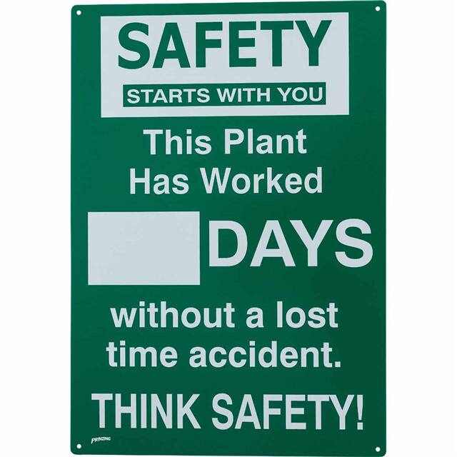 SM794E PRINZING SAFETY RECORD SIGN PLAN