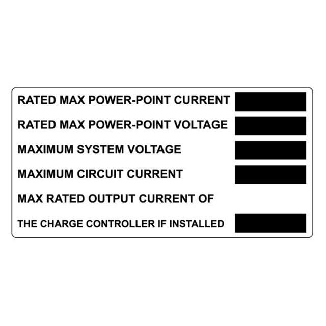 596-00863 METAL RATING AC 5/PK
