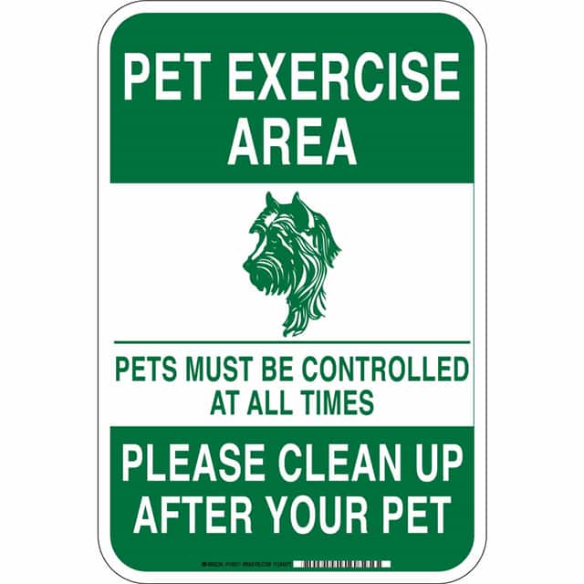 115217 B555 18X12 GRN/WHT PET EXERCISE