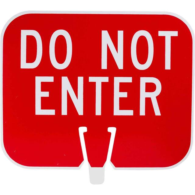 80117 DO NOT ENTER (CONE SIGN)