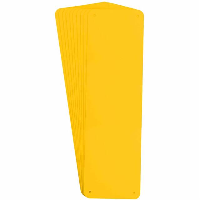 146115 B555,ALM,SIGN PANEL,YEL,4.25X14.