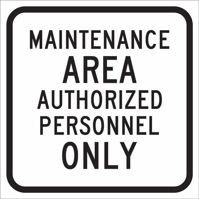 115503 TRFC SIGN MNTNC AREA REFL ENG