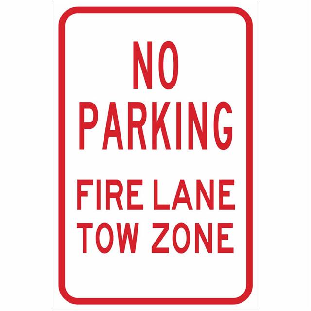 103732 NO PARKING FIRE LANE TOW RF AL 1