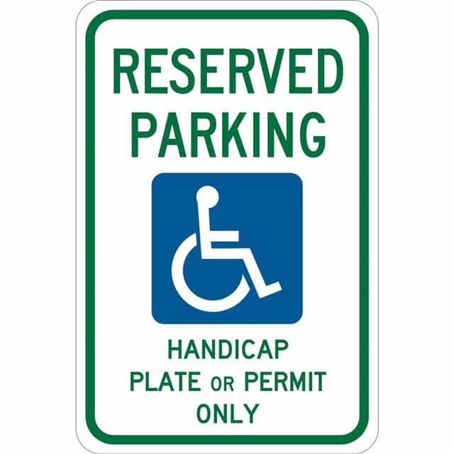 115250 ADA TRFC SIGN AZ RESERVED PARK H