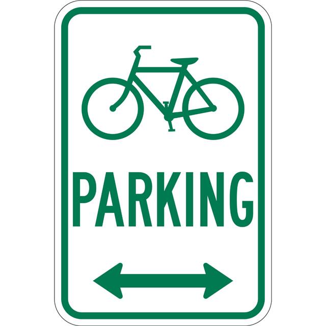 115434 TRFC SIGN BICYCLE PARKING REFL E
