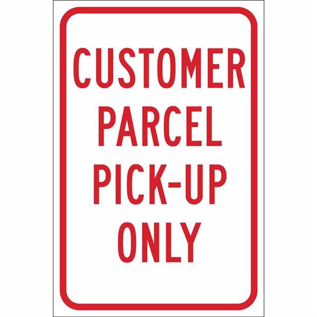 115447 TRFC SIGN CUST PARCEL REFL HIP