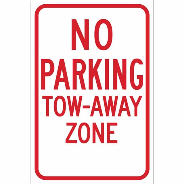 115522 TRFC SIGN NO PRKG TOW REFL HIP