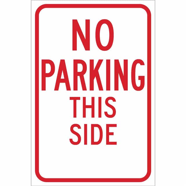 115519 TRFC SIGN NO PRKG SIDE REFL HIP