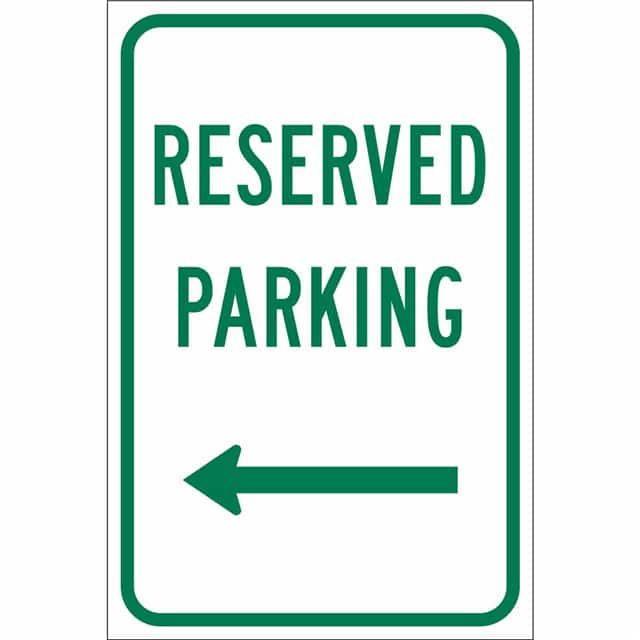 115546 TRFC SIGN PRKG LEFT REFL 18X12 H