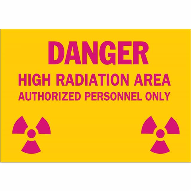 74900 B120 14X20 YEL HIGH RADIATON ARE