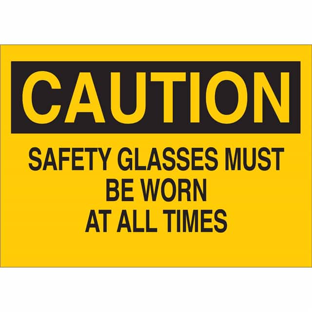 75042 B120,14X20,BLK/YEL,SAFETY GLASSE