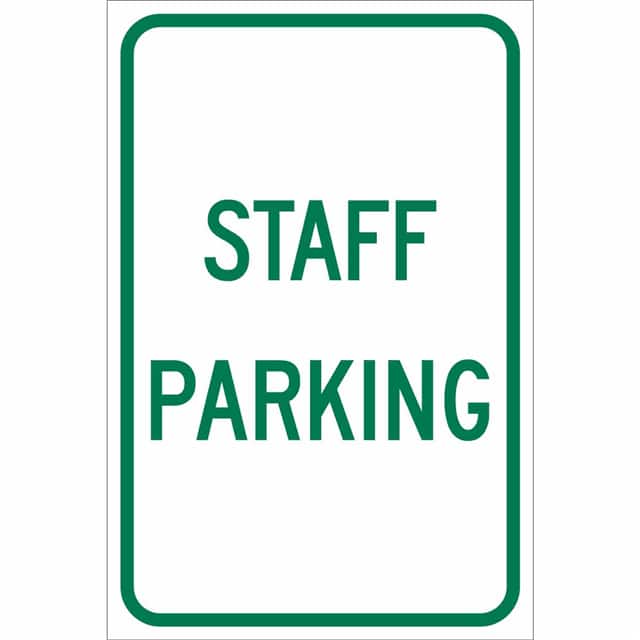115633 TRFC SIGN STAFF PARKING ENG