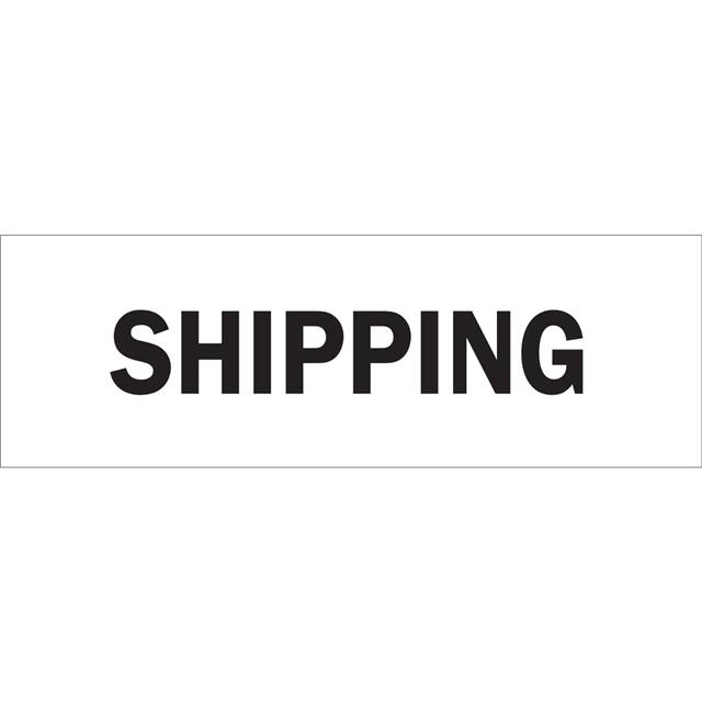 75156 B120,14X20,BLK/WHT,SHIPPING
