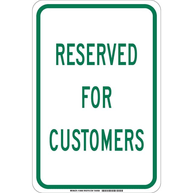 75276 B959 SIGN 18 X 12 RESERVED FOR C