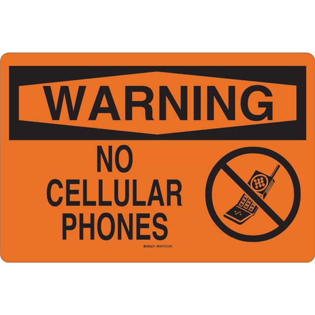141807 WARNING NO CELLULAR PHONES ENG