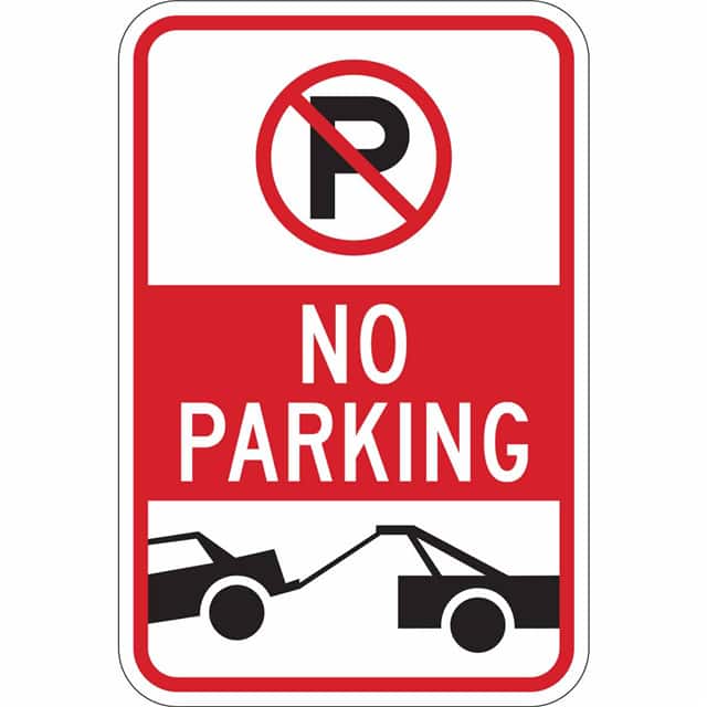 141796 NO PARKING PICTO AND TOW AWAY HI