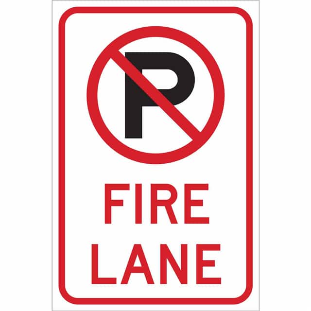 141838 NO PARKING PICTO FIRE LANE HIP