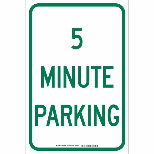 103697 B959 18X12 GRN/WHT 5 MINUTE PARK