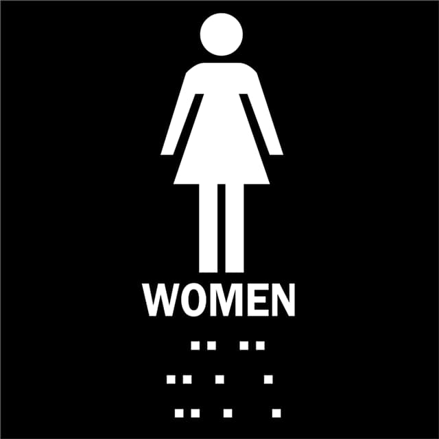 73400 BRAILLE (ADA) SIGN