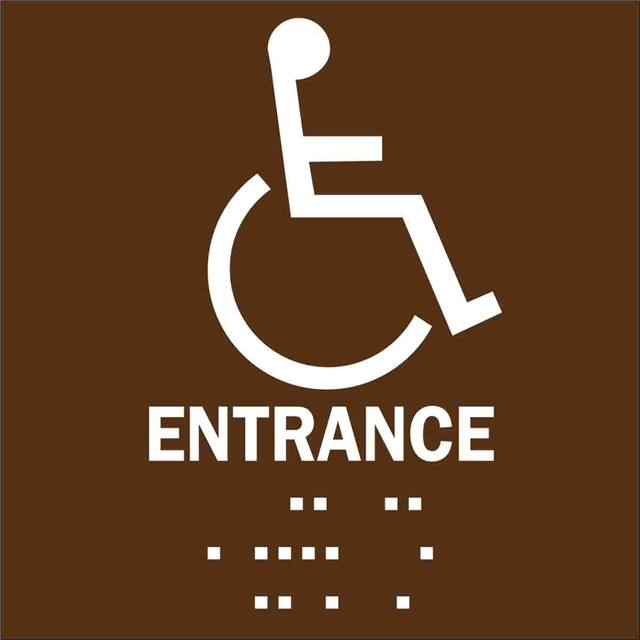 73447 BRAILLE (ADA) SIGN