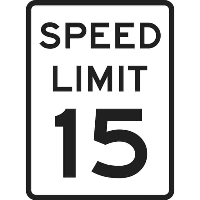 75201 B120,24X18,BLK/WHT,TRAFFIC SPEED