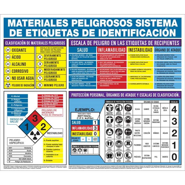 53203 SPANISH POSTER, 26"W X 22"H