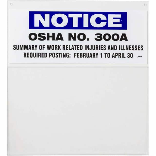 OR3000 PRINZING OSHA 300 POSTING BOARD