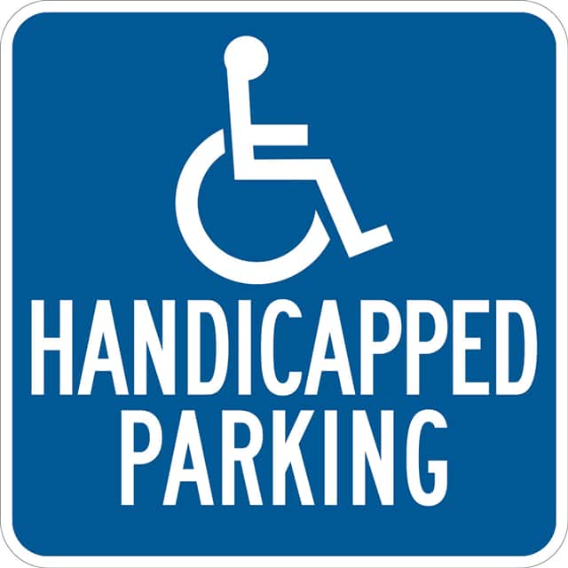 115488 TRFC SIGN HNDCP PRKG REFL HIP