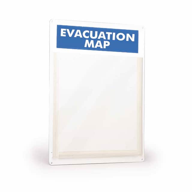 45381 EVACUATION MAP DISPLAY 15"H X 11