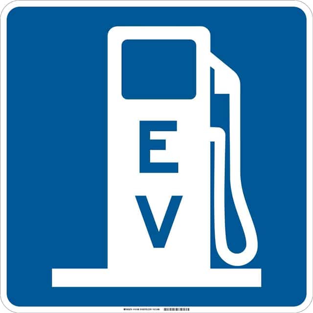 141696 B-555 24X24 BLUE EV CHARGING STA