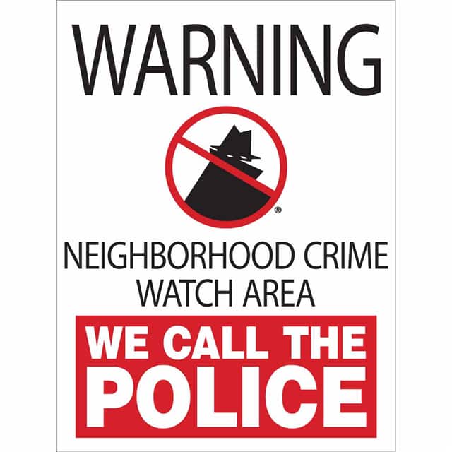 115504 TRFC SIGN NEIGHBORHOOD REFL ENG