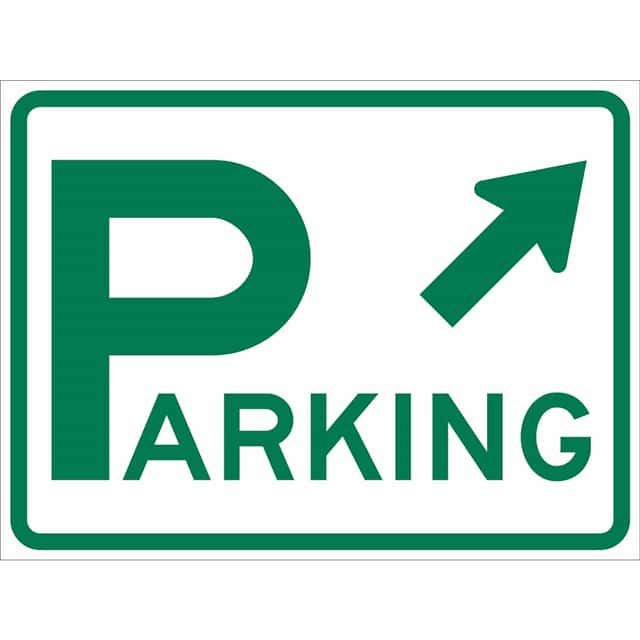 115545 TRFC SIGN PRKG ARW REFL 18X24 HI
