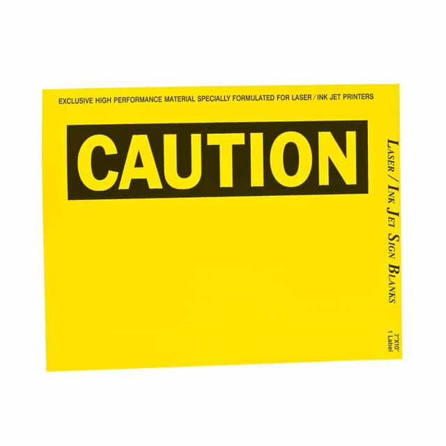 12911 SIGN OSHA CAUTION 7 X 10