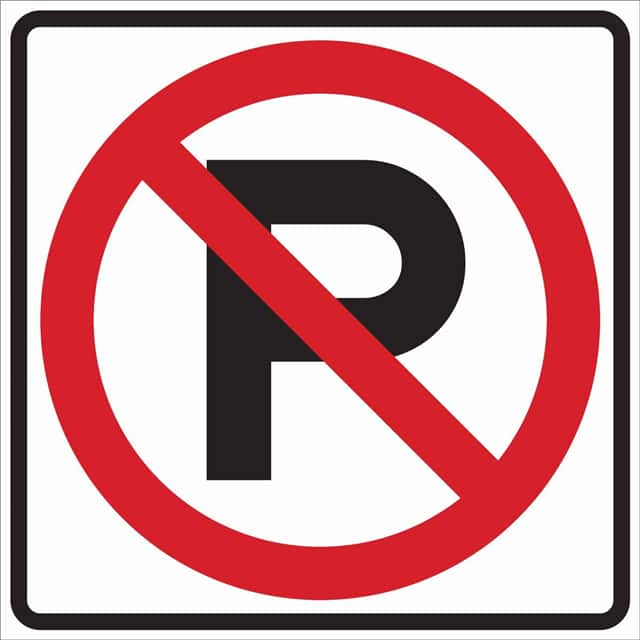 115520 TRFC SIGN NO PRKG SYMBOL REFL HI
