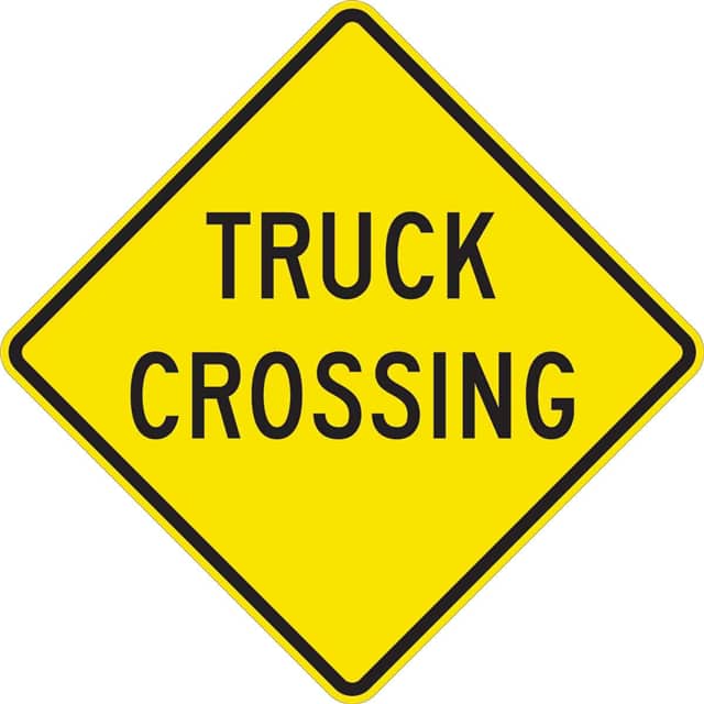 115601 TRFC SIGN TRUCK XING REFL HIP