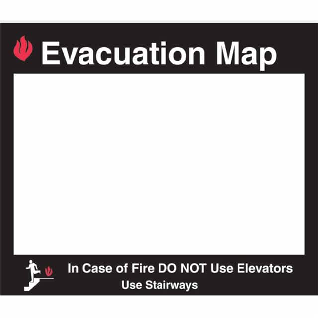 102852 STANDARD EVACUATION MAP FRAME 17
